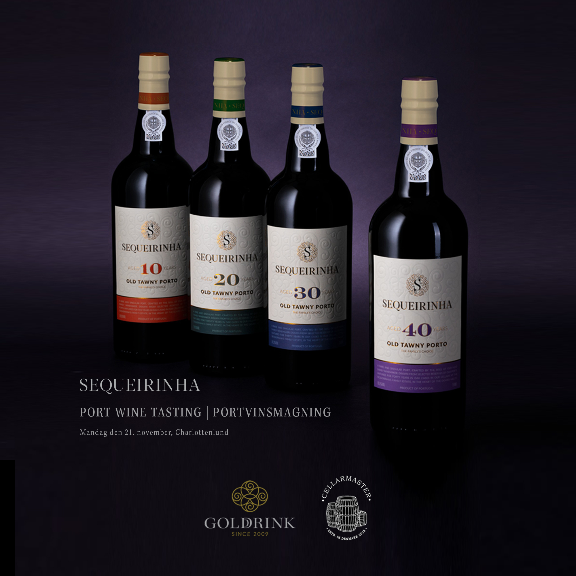 Tasting of Sequeirinha Ports at the Portuguese Embassy in Denmark